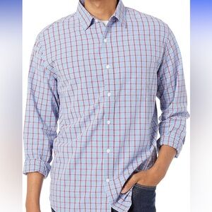 Amazon Essentials Regular-Fit Casual button up Shirt  with pocket  plaid XXL